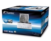 FANTEC AluDOCK 2X Docking Station per dischi SATA da 3,5 e 2,5" connessione USB 3.0