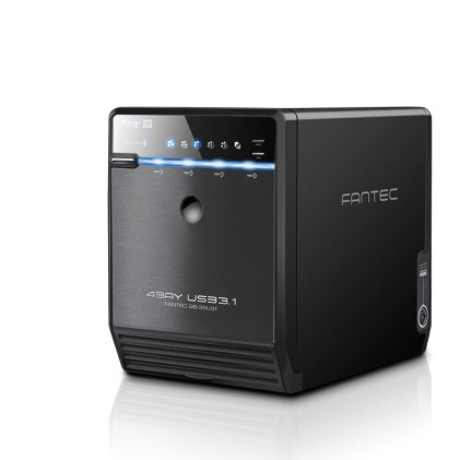 Fantec QB-35US31 Black fino a 4 dischi connessione USB 3.1
