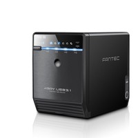 Fantec QB-35US31 Black fino a 4 dischi connessione USB 3.1