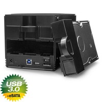 FANTEC SQ-X2RU3e per 2 dischi SATA I/II/III USB 3.0 eSATA Raid e JOB
