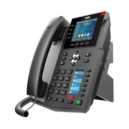 Fanvil X5U telefono IP Nero 16 linee LCD Wi-Fi