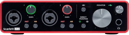 Interfaccia Audio Focusrite Scarlett 2I2 3A Generazione