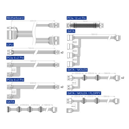 Power SupplyFortron Hydro G 850 PRO ATX3.0 PPA8501914