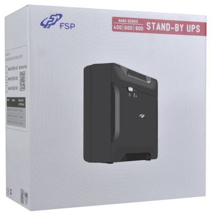 FSP/Fortron Nano 600 600 VA 360 W 2 presa(e) AC
