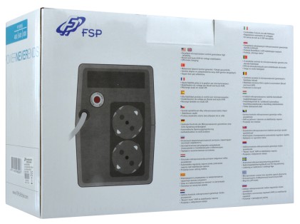 FSP/Fortron FP 600 600 VA 360 W 2 presa(e) AC