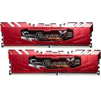G.SKILL Flare X for AMD DDR4 32GB 2x16GB 2400MHz CL15 1.2V XMP 2.0 Red
