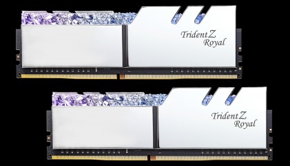 G.SKILL Trident Z Royal DDR4 16GB 2x8GB 3000MHz CL16 1.35V XMP 2.0 Silver