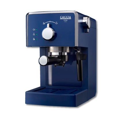 Macchina Per Caffe Gaggia Viva Blu Chic Ri8433 Cialde+Macinato Cappucc