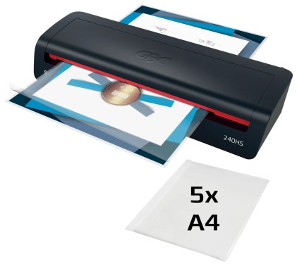 GBC 240HS Plastificatrice a caldo 400 mm/min Nero, Rosso