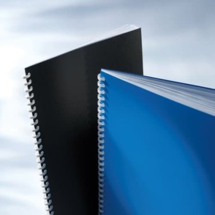 GBC Copertine rilegatura Opaque A4 180 micron lucide rosse (100)