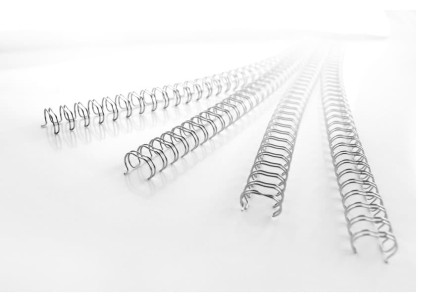 GBC Spirali metalliche WireBind bianche 8 mm (100)