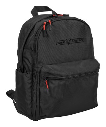 Zaino per laptop Genesis Pallad 200 per computer portatili fino a 14,1" - Capacit&agrave; 19 litri - 6 scomparti - Nero