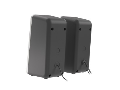 GENESIS Helium 100 BT RGB set di altoparlanti 10 W PC/PC portatile Nero, Argento 2.0 canali Bluetooth