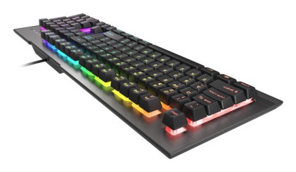 GENESIS Rhod 500 RGB tastiera Gaming USB QWERTY Spagnolo Nero, Grigio