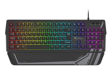 GENESIS Rhod 350 RGB tastiera Gaming USB QWERTY Spagnolo Nero
