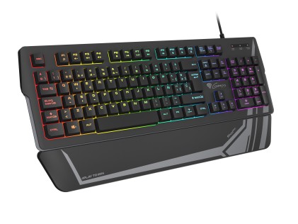 GENESIS Rhod 350 RGB tastiera Gaming USB QWERTY Spagnolo Nero