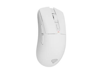 GENESIS Zircon 880 White mouse Gaming Mano destra RF Wireless + Bluetooth + USB Type-C Ottico 12000 DPI