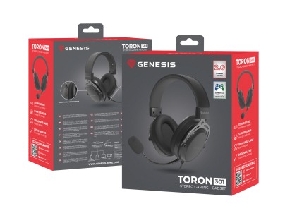GENESIS Toron 301 Auricolare Cablato A Padiglione Gaming Nero