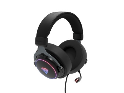 GENESIS Neon 764 Auricolare Cablato A Padiglione Gaming USB tipo A Nero