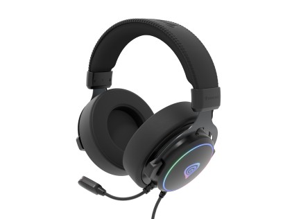 GENESIS Neon 764 Auricolare Cablato A Padiglione Gaming USB tipo A Nero
