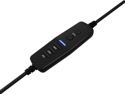 GENESIS Neon 764 Auricolare Cablato A Padiglione Gaming USB tipo A Nero