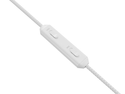 GENESIS Neon 613 G2 White Auricolare Cablato A Padiglione Gaming USB tipo A Bianco