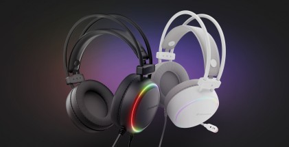 GENESIS Neon 613 G2 White Auricolare Cablato A Padiglione Gaming USB tipo A Bianco