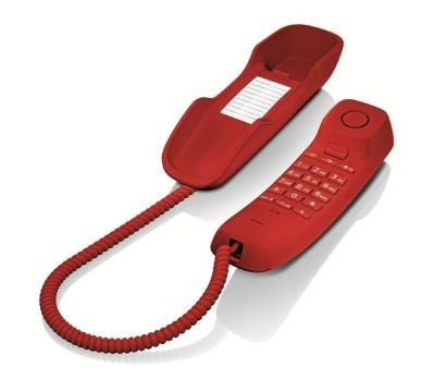 Gigaset DA210 Telefono analogico Rosso