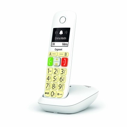 Gigaset E290 Telefono analogico/DECT Identificatore di chiamata Bianco
