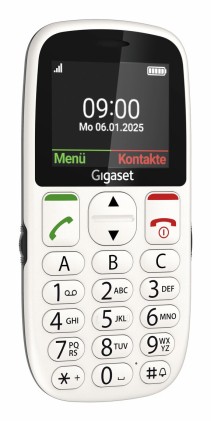 Gigaset GL395 5,59 cm (2.2") 90 g Bianco Telefono per anziani