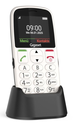 Gigaset GL395 5,59 cm (2.2") 90 g Bianco Telefono per anziani