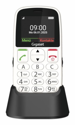 Gigaset GL395 5,59 cm (2.2") 90 g Bianco Telefono per anziani