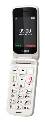 Gigaset GL595 7,11 cm (2.8") 114 g Bianco Telefono per anziani