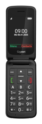 Gigaset GL595 7,11 cm (2.8") 114 g Nero Telefono per anziani