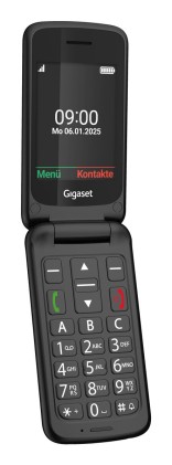 Gigaset GL595 7,11 cm (2.8") 114 g Nero Telefono per anziani