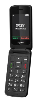 Gigaset GL595 7,11 cm (2.8") 114 g Nero Telefono per anziani