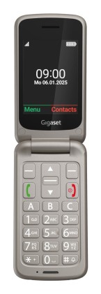 Gigaset GL595 7,11 cm (2.8") 114 g Grigio Telefono per anziani