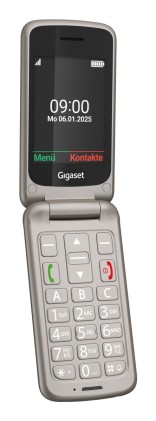 Gigaset GL595 7,11 cm (2.8") 114 g Grigio Telefono per anziani