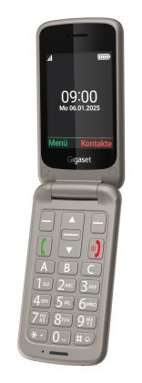Gigaset GL595 7,11 cm (2.8") 114 g Grigio Telefono per anziani