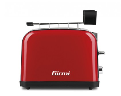 Tostapane Girmi Tp5602 Toaster Rosso E Inox