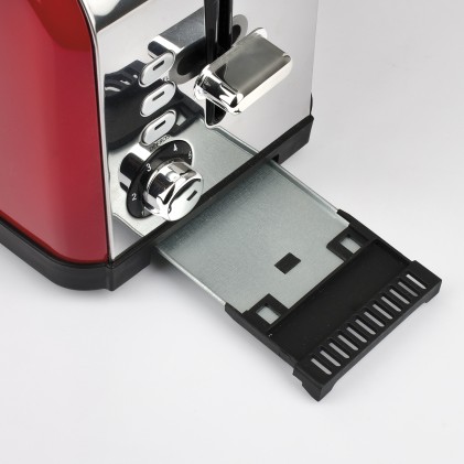 Tostapane Girmi Tp5602 Toaster Rosso E Inox