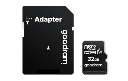 GOODRAM memory card Micro SDHC 32GB Class 10 UHS-I + Adapter