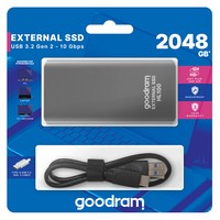 GOODRAM HL100 2TB USB 3.2 450/420MB/s USB 3.2 Type-C External SSD