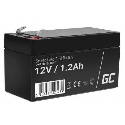 GREENCELL Battery AGM 12V 1.2 Ah