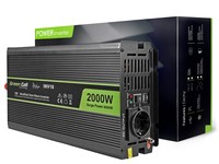 GREEN CELL Voltage Car Inverter 12V to 220V 2000W/4000W Modified Sine Wave