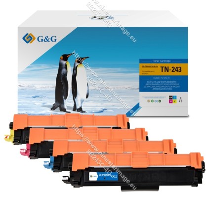 Toner G&G Br Tn243 Cmyk 1000 Pag*4 (Multipack)