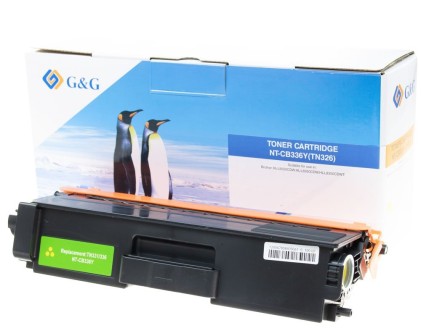 Toner G&G Br Tn336/Tn326/Tn396 Y Tn346Y 3500 Pag