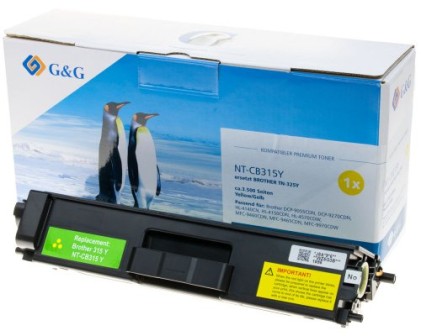 Toner G&G Br Tn325Y Y 3500 Pag