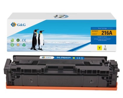 Toner G&G Hp W2412A(216A) Y 850 Pag