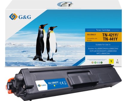 Toner G&G Br Tn421Y Y 1800 Pag